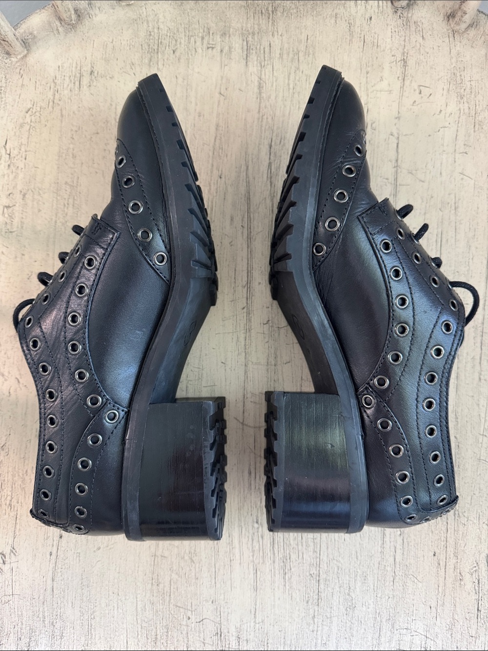 Michael Kors Edison Leather Lace-Up Brogues Oxfords - Picture 7 of 11